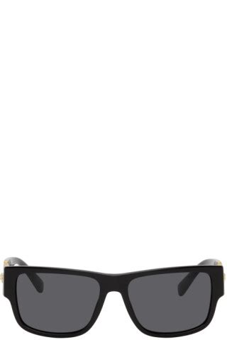 Versace: Black Rock Icons Chunky Sunglasses 